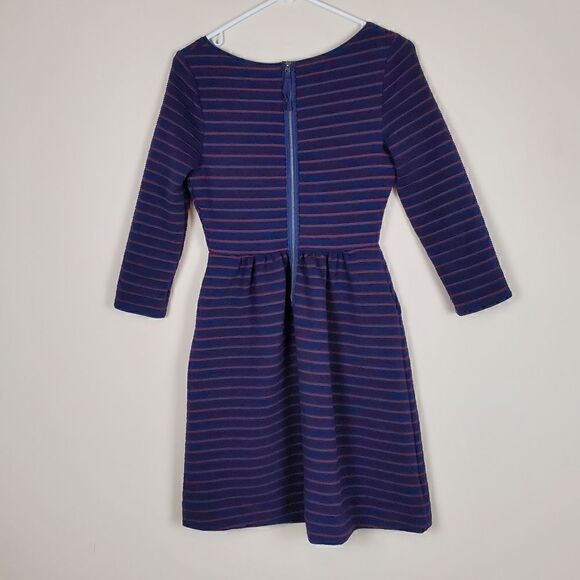 Maeve Anthropologie Brenna Striped Dress Size 0 - Picture 7 of 10